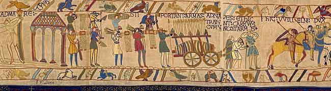 Planning The Invasion scene 3 - Bayeux Tapestry